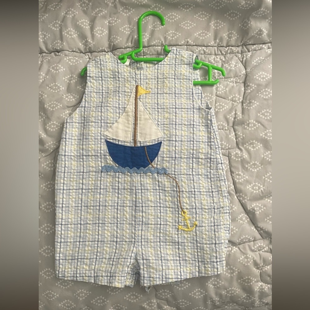 Baby boy size 6 month sailboat jon jon